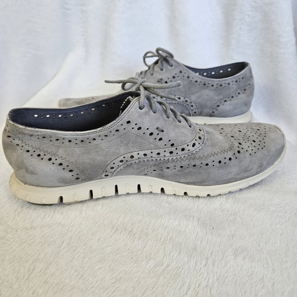 Cole Haan Zerogrand stitchlite Women Oxford Sneaker Comfort Shoes Gray Sz 9 1/2B - Picture 2 of 9